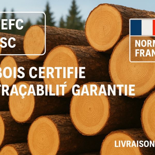 Bois résineux PEFC de haute qualité 50RM – 1 camion